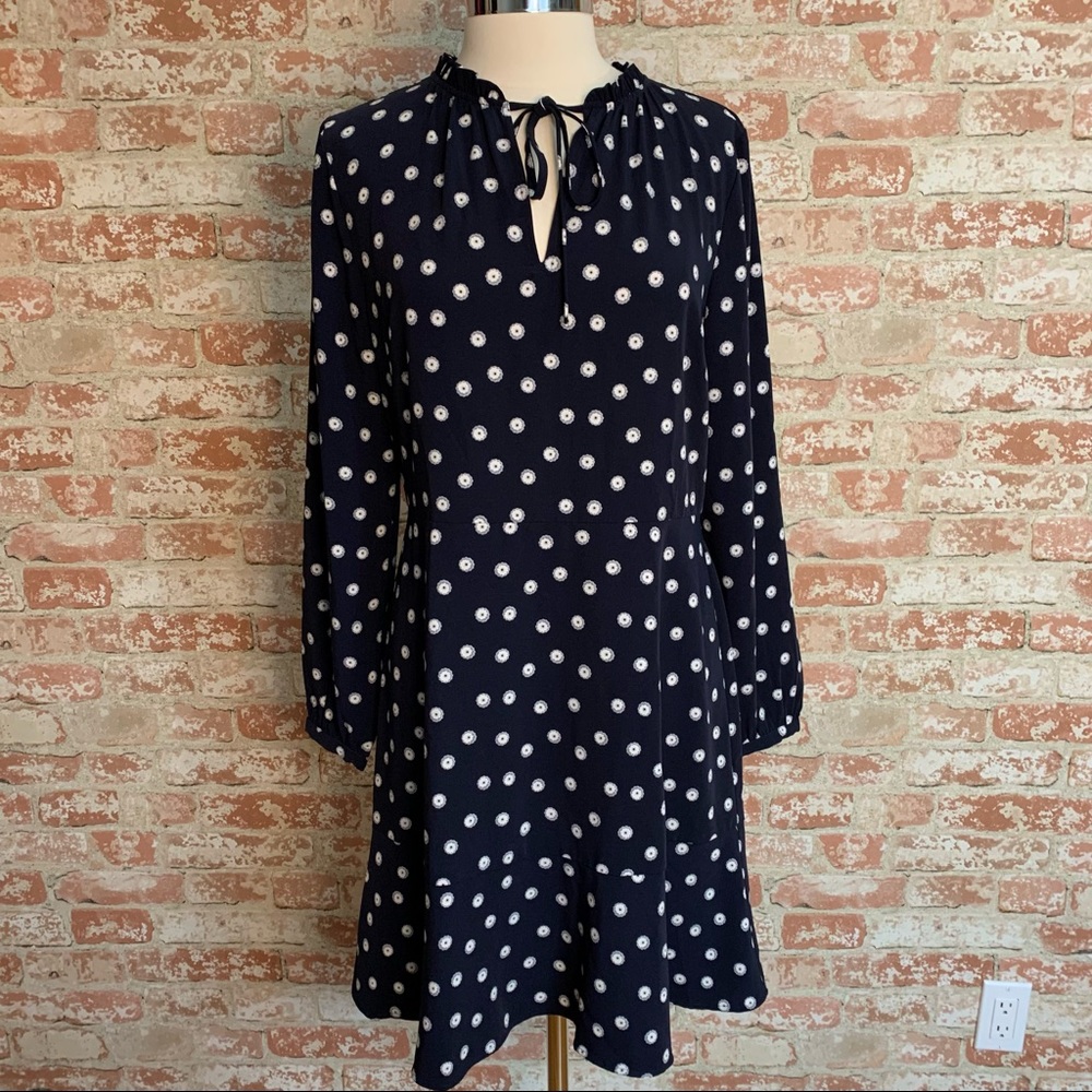 LOFT Long Sleeve Dress Navy Size 12